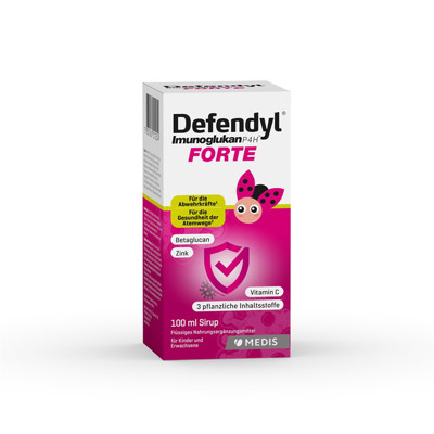 DEFENDYL-IMUNOGLUKAN P4H FORTE, sīrups, 100 ml attēls
