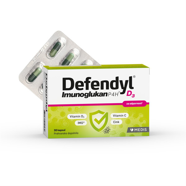 DEFENDYL-IMUNOGLUKAN P4H D3, 30 капсулы изображение