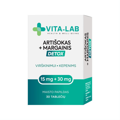 VITA-LAB ARTIŠOKS + MĀRDADZIS DETOX, 30 таблеток изображение