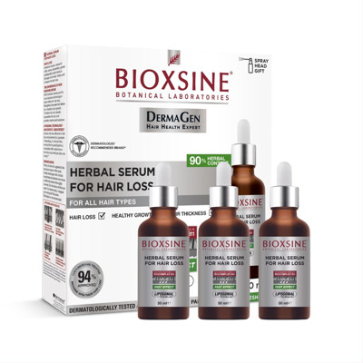 BIOXSINE DERMAGEN, serums pret matu izkrišanu, 3x50 ml attēls