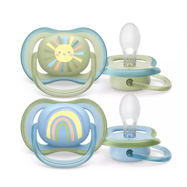 PHILIPS AVENT, silikona knupis, 0-6 mēn., Ultra Air, SCF085/58, 2 gab. attēls