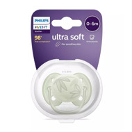 PHILIPS AVENT, silikona knupis, 0-6 mēn, mīksts dekorēts M, SCF092/02, 1gab. attēls