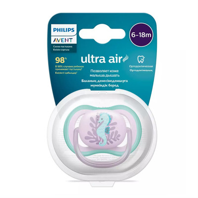 PHILIPS AVENT, silikona knupis, 6-18 mēn., Ultra Air, SCF086/06, 1 gab. attēls