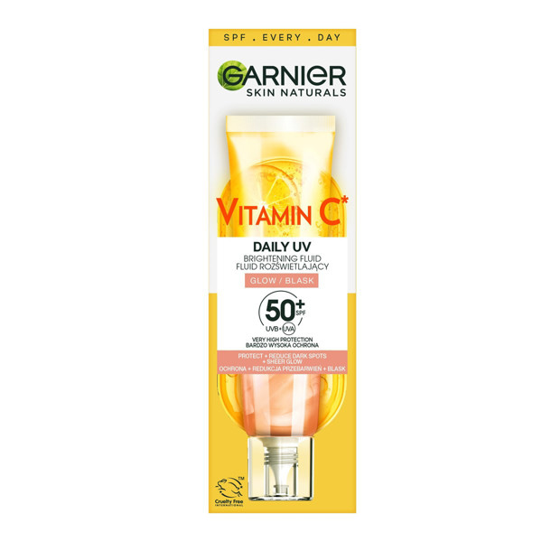 GARNIER VITAMIN C, starojošs dienas sejas fluīds, SPF 50+, 40 ml attēls