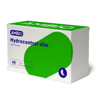 AMBIO HYDROCONTROL SLIM, 60 kapsulas attēls