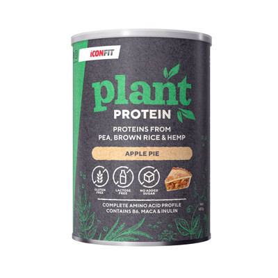 ICONFIT, Augu proteīni - Ābolu pīrāgs, 480g attēls