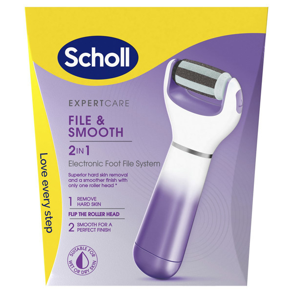 SCHOLL, электронная щетка для ног 2в1, 1шт. изображение