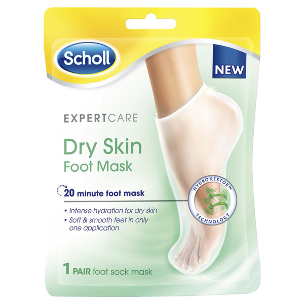 SCHOLL, маска для ног для сухой кожи с маслом макадамии, 1 пара изображение