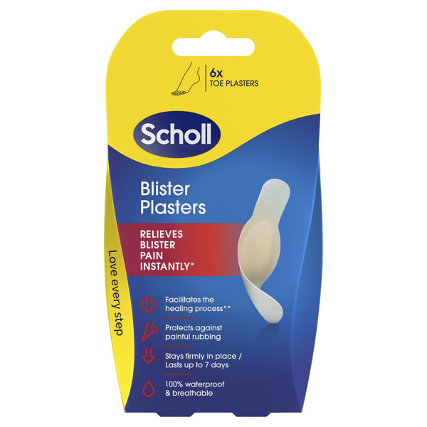 SCHOLL, plāksteri pirkstu tulznām, 6 gab. attēls