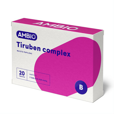 AMBIO Tiruben komplekss, 20 tabletes attēls