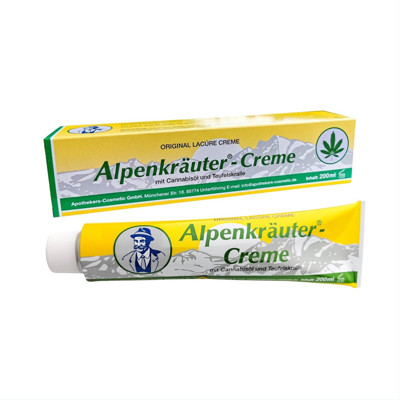 ALPENKRAUTER, Krēms ar kaņepju eļļu un velna naga ekstraktu, 200ml attēls