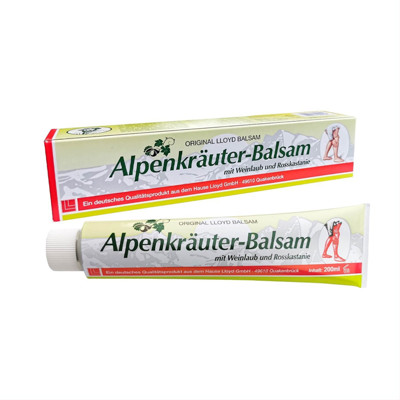 ALPENKRAUTER balzams ar Sibīrijas egļu eļļu, vīnogu un kastaņu ekstraktiem, 200ml attēls