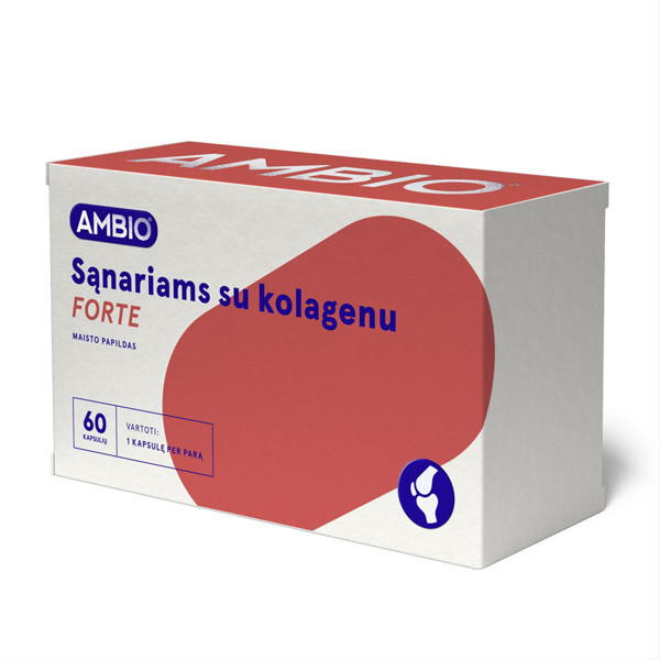 AMBIO locītavām ar kolagēnu Forte 60 kapsulas attēls