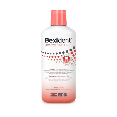 ISDIN BEXIDENT, mutes skalojamais līdzeklis ar 0,12% hlorheksidīnu, 500 ml attēls