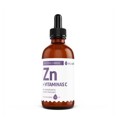 ECOSH, šķidrs cinks ar C vitamīnu, 50 ml attēls