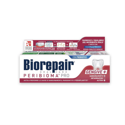 BIOREPAIR PERIBIOMA PRO, zobu pasta ar probiotikām, 75 ml. attēls