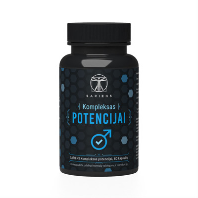 SAPIENS, komplekss potencei, 60 kapsulas attēls