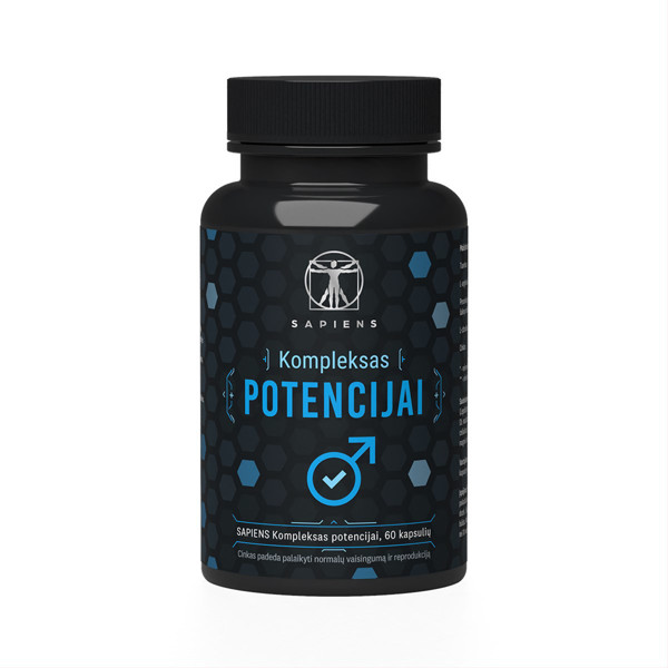 SAPIENS, komplekss potencei, 60 kapsulas attēls