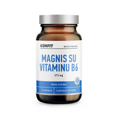 ICONFIT, magnijs ar B6 vitamīnu, 90 kapsulas attēls