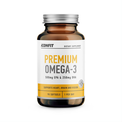 ICONFIT, premium omega 3, 90 kapsulas attēls