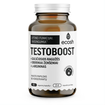 ECOSH Testoboost, 90 kapsulas attēls