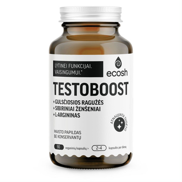 ECOSH Testoboost, 90 kapsulas attēls
