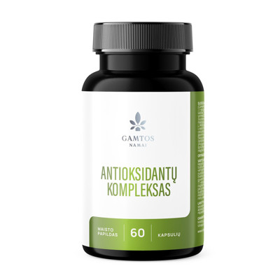 Gamtos namai antioksidantu komplekss, 60 kapsulas attēls