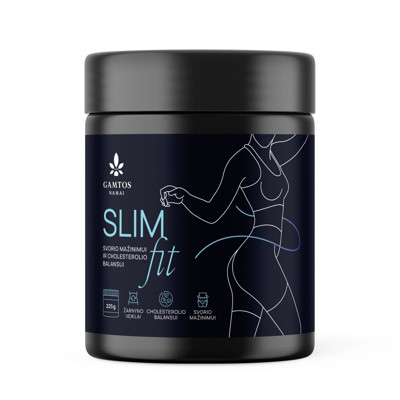 NATURAL NATURE SLIM FIT, zemeņu garšas šķiedrvielu maisījums, 225 g attēls