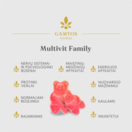 GAMTOS NAMAI MULTIVIT FAMILY, 60 gumiji attēls