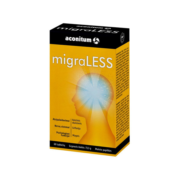 MIGRALESS, 60 tabletes attēls