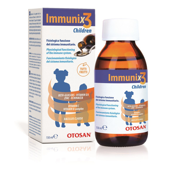 OTOSAN IMMUNIX3 CHILDREN, bērniem no 1 gada, 150 ml attēls