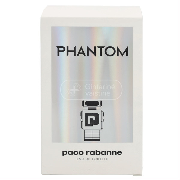 PACO RABANNE PHANTOM EDT, Tualetes ūdens vīriešiem, 100ml attēls