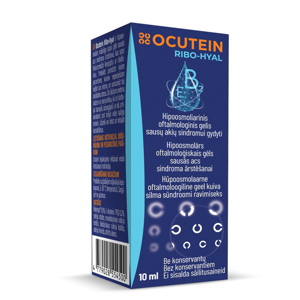 OCUTEIN RIBO-HYAL, želeja, 10 ml attēls