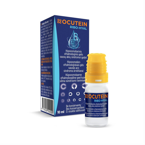 OCUTEIN RIBO-HYAL, želeja, 10 ml attēls