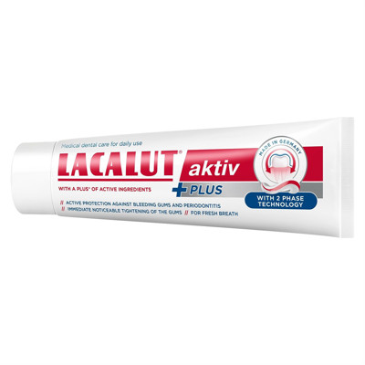 LACALUT AKTIV PLUS, zobu pasta, 75ml attēls