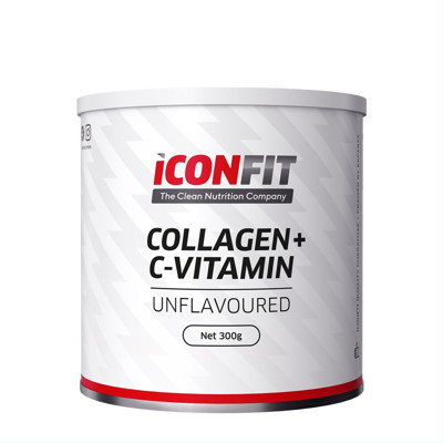 ICONFIT, kolagēns + C vitamīns, bez garšas, pulveris, 300 g attēls