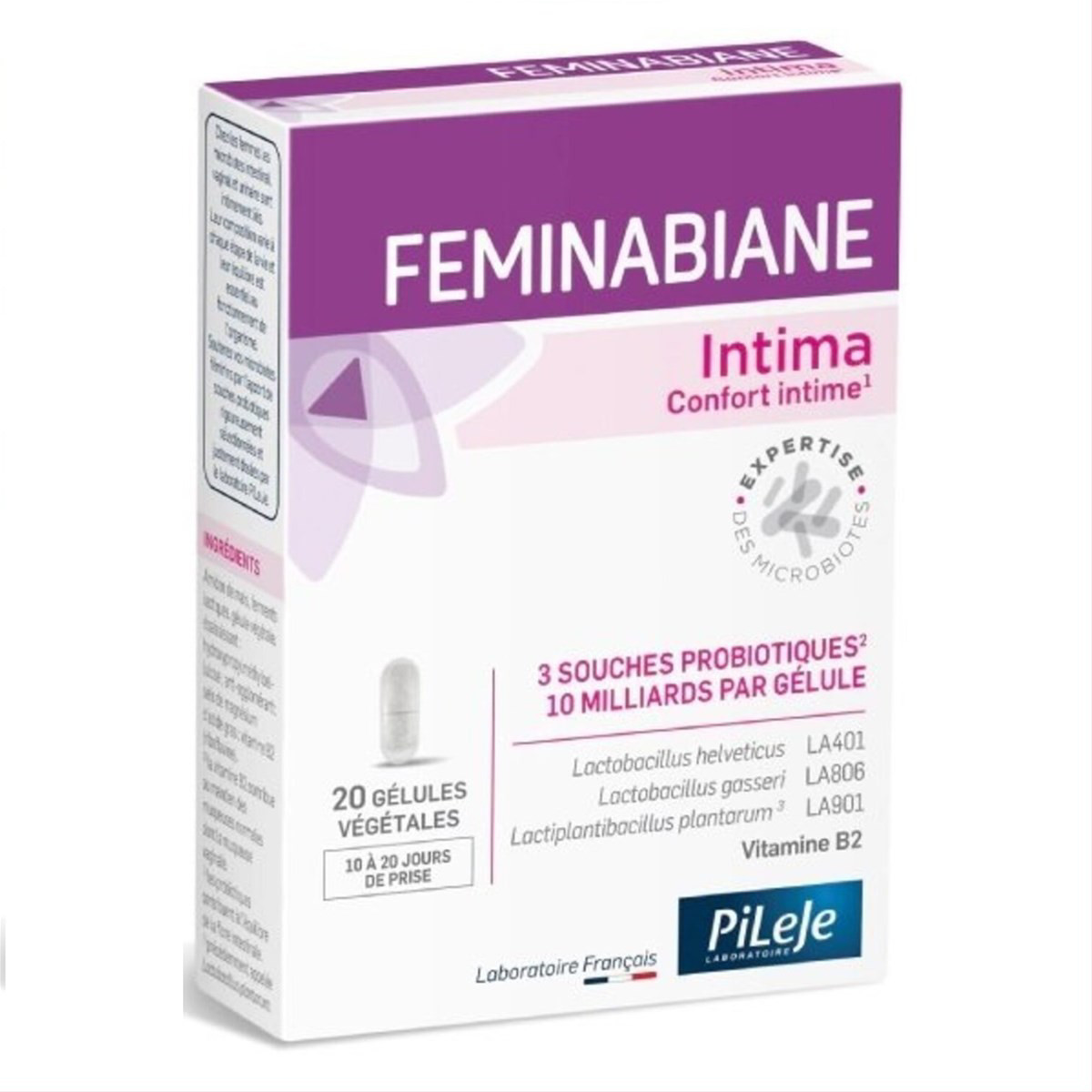 PiLeJe Laboratoire PILEJE FEMINABIANE INTIMA, 20