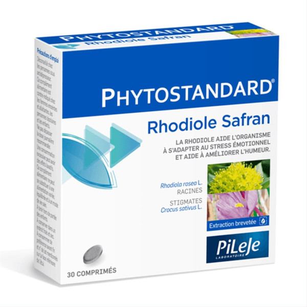 PILEJE PHYTOSTANDARD RHODIOLE SAFRAN, 30 tabletes attēls