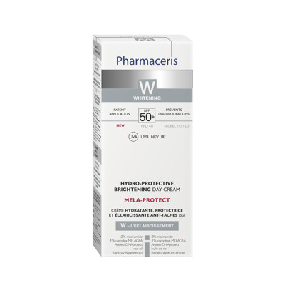 Pharmaceris W MELA-PROTECT, izgaismojošs un mitrinošs dienas sejas krēms, SPF50, 30 ml attēls