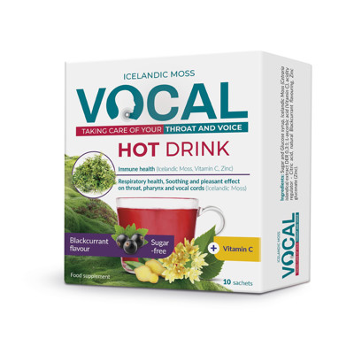 VOCAL, горячий напиток, аромат черной смородины, порошок, 10 пакетов изображение