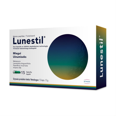 LUNESTIL, 15 kapsulas attēls