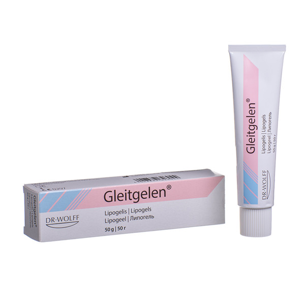 DR. WOLFF GLEITGELEN, lubrikants, lipogels, 50 g attēls