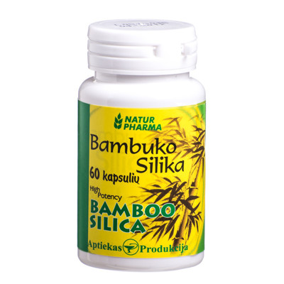 BAMBUSA SILĪCIJA, 300 mg, 60 kapsulas attēls
