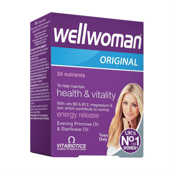WELLWOMAN, 30 kapsulas attēls