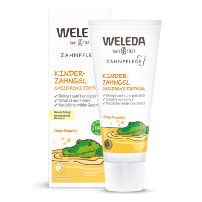 WELEDA ZOBU GELS BĒRNIEM, zobu želeja piena zobiem, 50 ml attēls