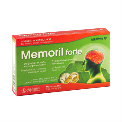 MEMORIL FORTE, 30 kapsulas attēls