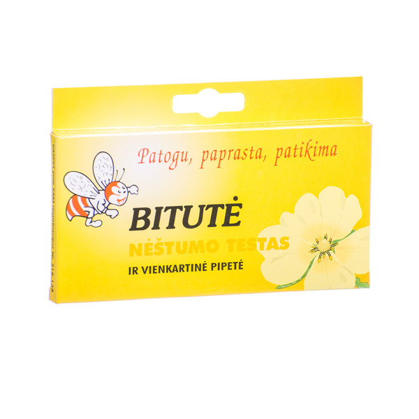 Grūtniecības tests, kasete Bitutė attēls