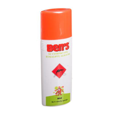 BEN'S NATURAL, atbaidīšanas līdzeklis ar citronu smaržīgu eikalipta eļļu, 100 ml attēls