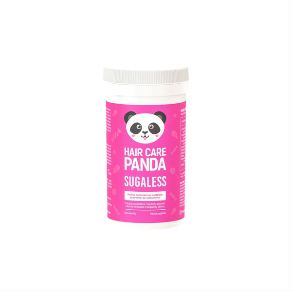 HAIR CARE PANDA SUGALESS, 60 kapsulas attēls