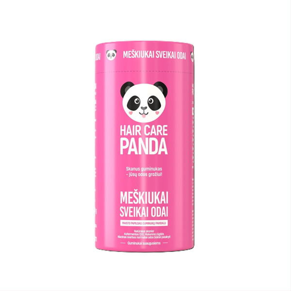 HAIR CARE PANDA LĀCĪŠI VESELAI ĀDAI, 60 gumijas attēls